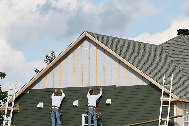 Professional Emergency Siding Repair technician working in Beech Creek, PA